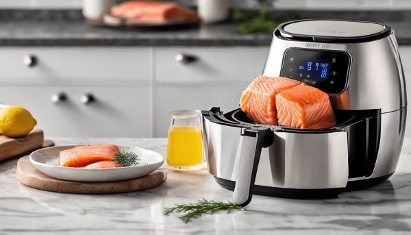 Réussir la cuisson de saumon surgelé au air fryer facilement