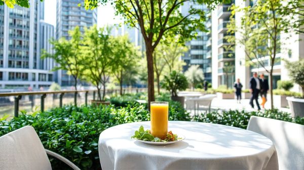 Top 5 plateaux repas à La Défense pour une pause saine